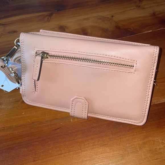 NWT Time and Tru Women's Natalie Wallet crossbody purse String Ornage peach - Picture 10 of 15